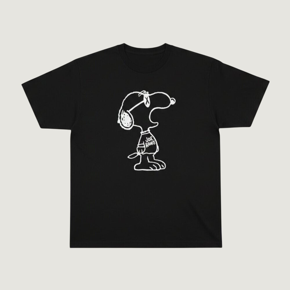 Kaws x Uniqlo x Peanuts Joe Kaws Yawn Outline Tee Black L